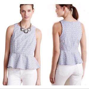 ANTHROPOLOGIE HD in PARIS Pia Peplum Tank